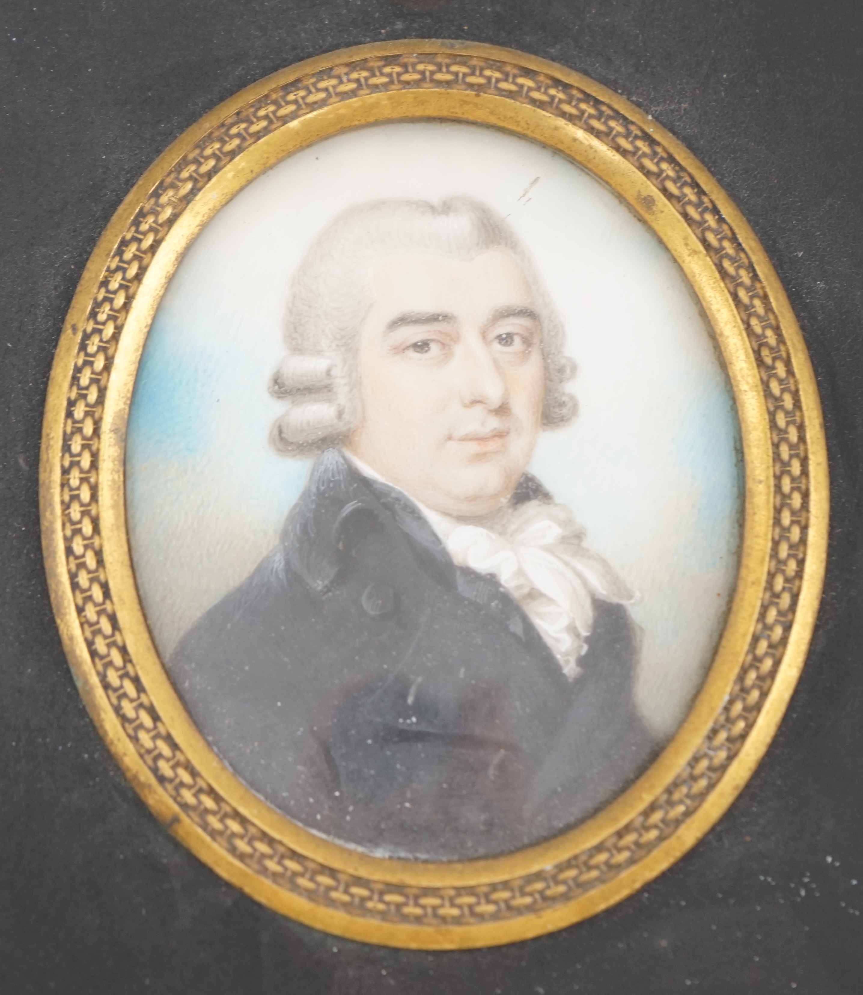 Andrew Plimer (1763-1837), Portrait miniature of Sir John Silvester, watercolour on ivory, 6.8 x 5.4cm. CITES Submission reference RP9MKXXH